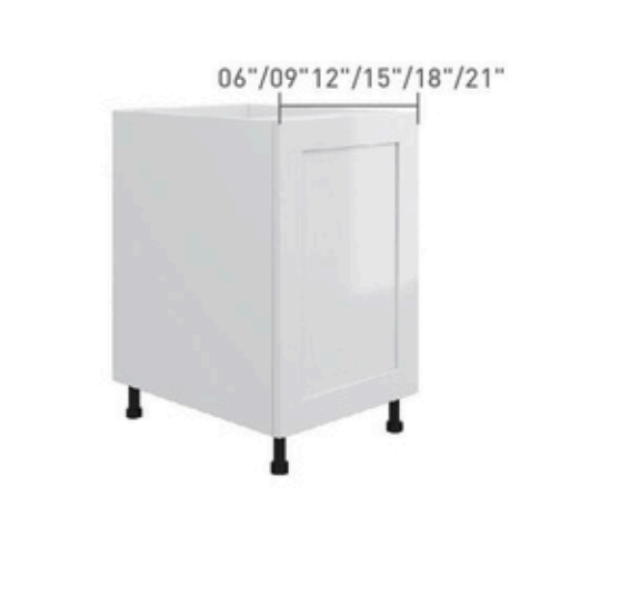 Bas 1 Porte 6" à 21"