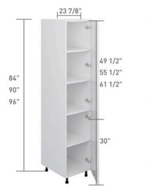 Garde Manger 1 porte 18" à 18"