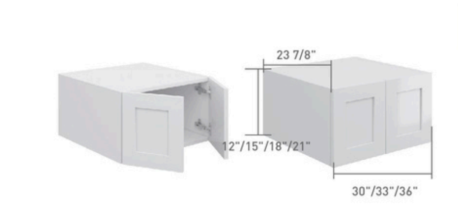 Haut Frigo, Hauteur 18 pouces 30" à 36"