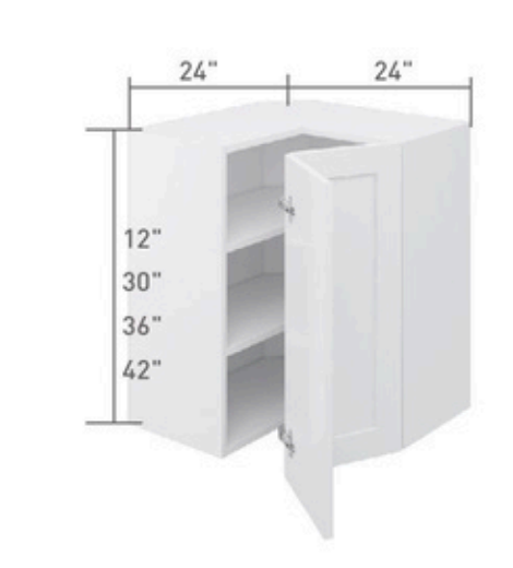 Mural coin 24" à 24"