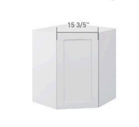 Mural coin diagonal 24" à 24"