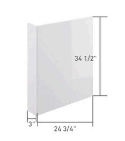 Panneau Lave-vaisselles 24.75x34.5
